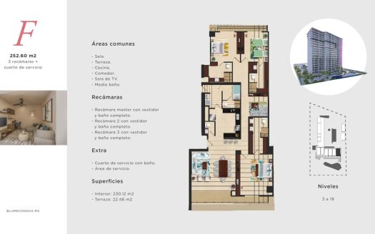 Blume, Departamento en Venta en Puerto Cancún