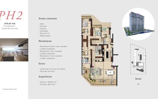 Blume, Departamento en Venta en Puerto Cancún