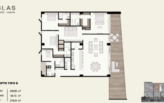 BLAS, Departamento en Preventa en Puerto Cancún