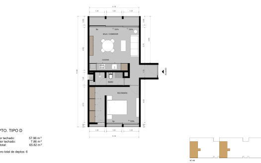 Departamento en venta en Olivia, Lausana Residencial, Cancún