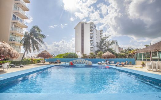2 estudios en venta frente al mar en Salvia, Zona Hotelera, Cancún